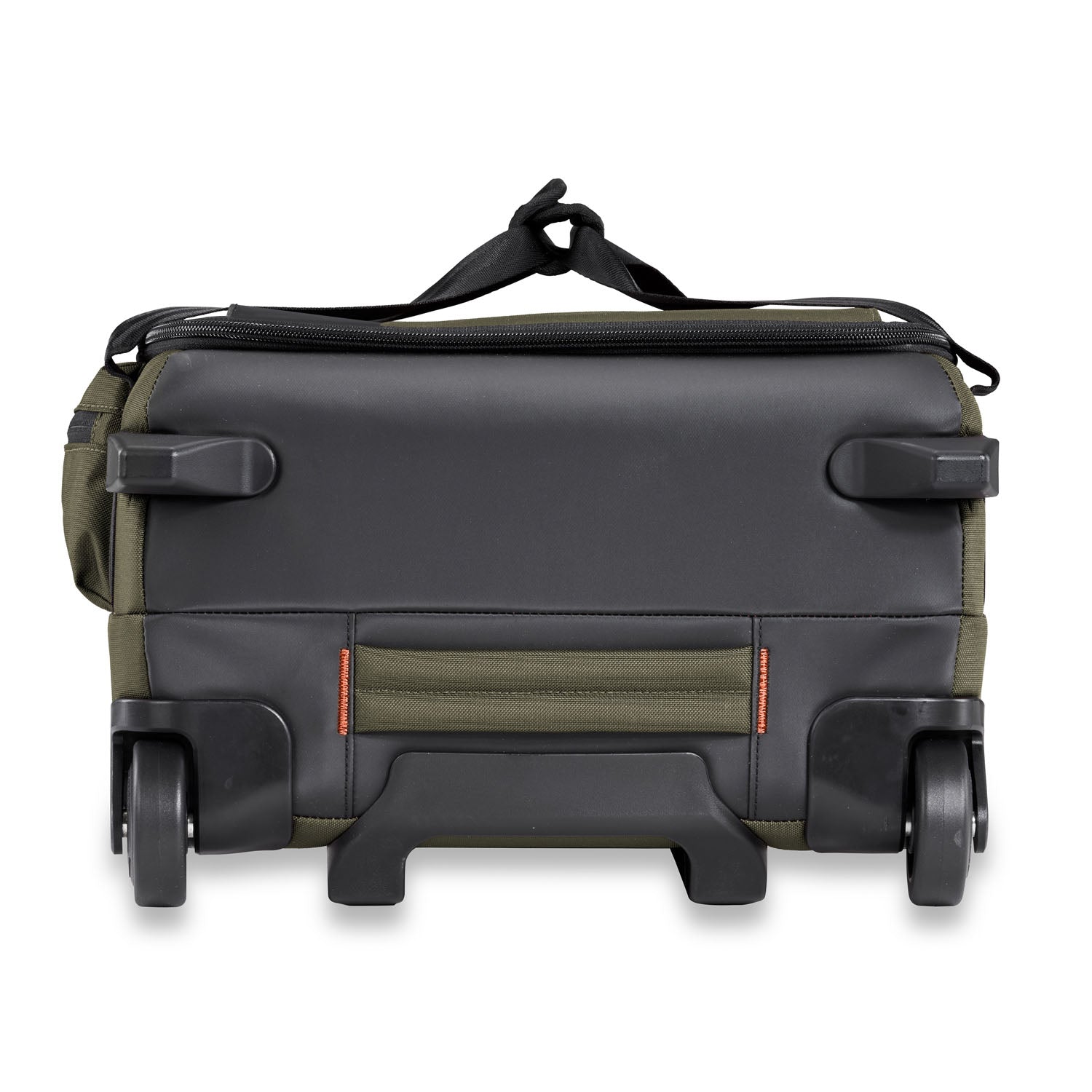 Briggs and Riley ZDX Rolling Carry-On Upright Duffle Hunter Bottom View #color_hunter