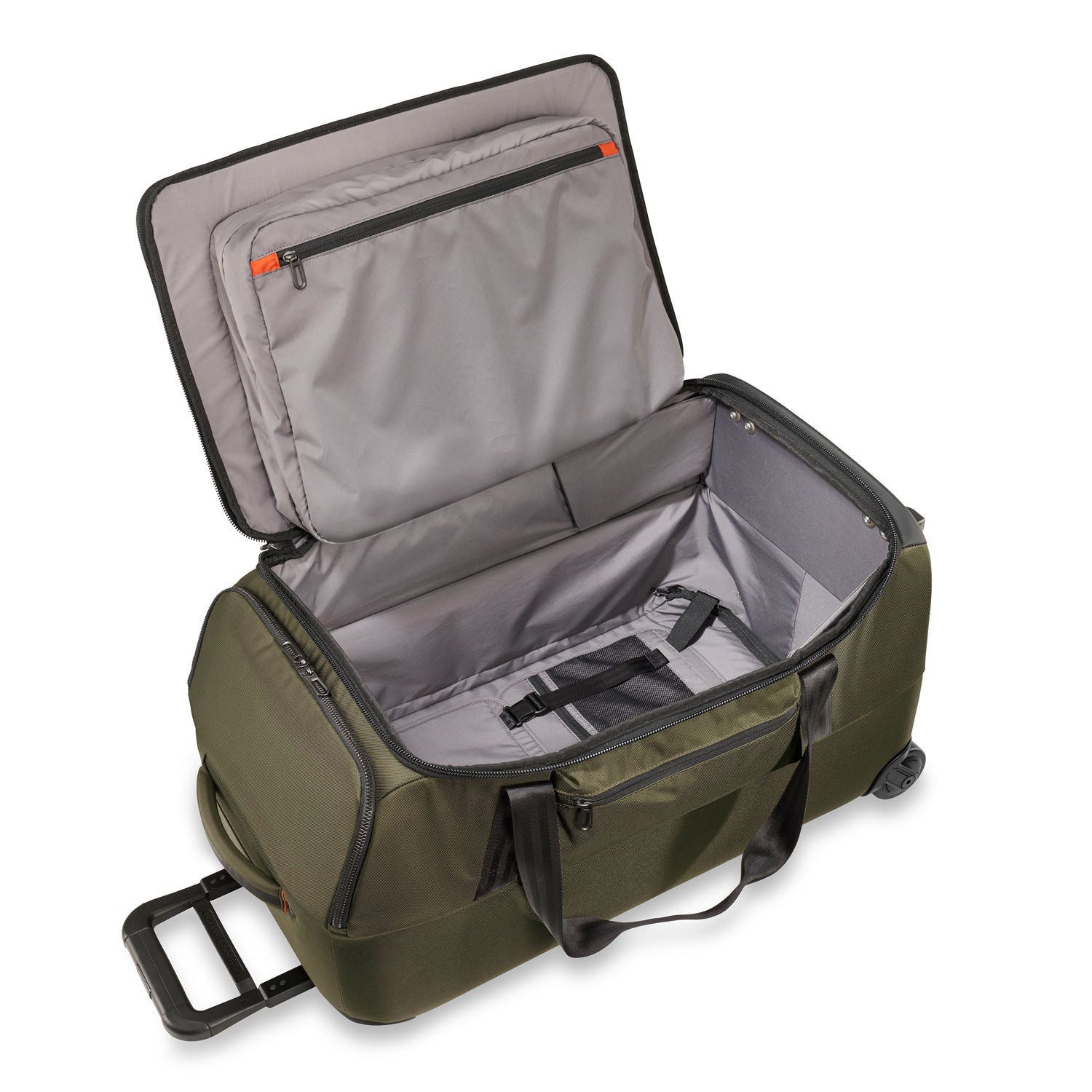 Briggs and Riley ZDX Medium Upright Duffle Hunter Open #color_hunter