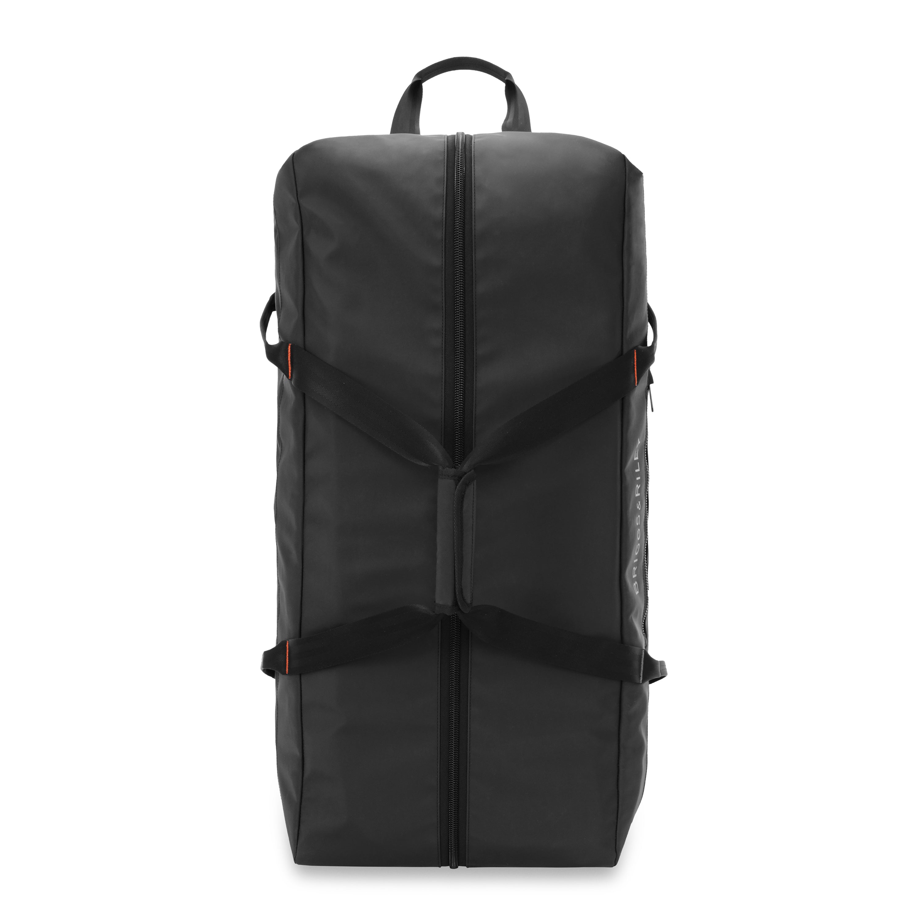 ZDX Extra Large Rolling Duffle Front View #color_black